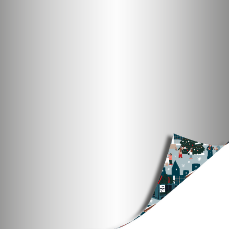 Afbeeldingen van KP® Cadeaupapier 50cm 100m - Winter fair