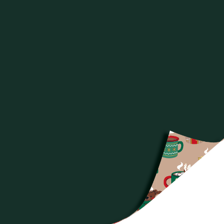 Afbeeldingen van KP® Cadeaupapier 50cm 100m - Xmas mugs