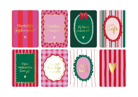 KP® Cadeaukaartjes A7 Voordeelbox Najaar incl. display - 8 dessins