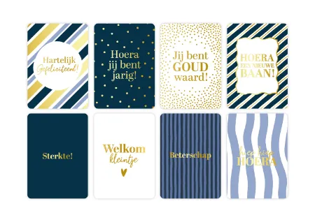 KP® Cadeaukaartjes A7 Voordeelbox Najaar incl. display - 8 dessins