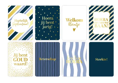 KP® Wenskaarten A6 Voordeelbox Najaar - 8 dessins