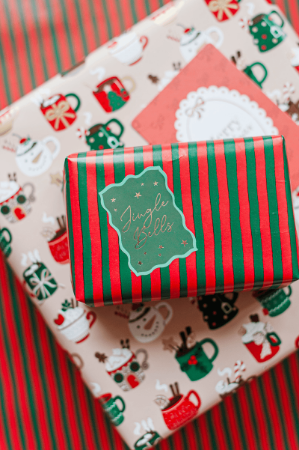 KP® Stickers 40x55mm - Jingle Bells (3 varianten) 250p/r