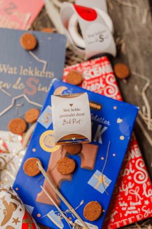 KP® Stickers D40mm - Met liefde gemaakt door: Bakpiet (2 varianten) 250p/r