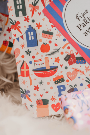 KP® Kraft papieren zakken - Pakjes pret 14+8x26cm, 25st