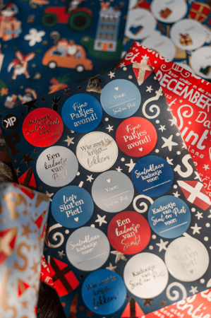 KP® A5 stickervel - Sinterklaas luxe - 25 vellen