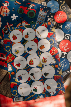 KP® A5 stickervel - Sinterklaas pret - 25 vellen