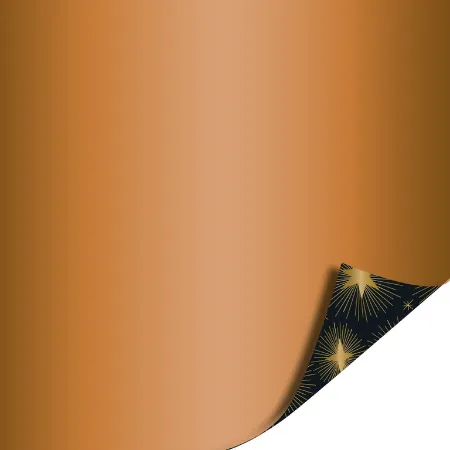 Afbeeldingen van KP® Cadeaupapier 30cm 100m - Stargazing black/gold