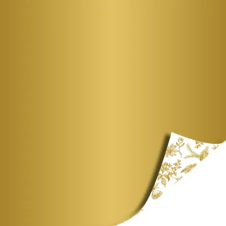 Afbeeldingen van KP® Cadeaupapier 30cm 100m - Winter nature gold