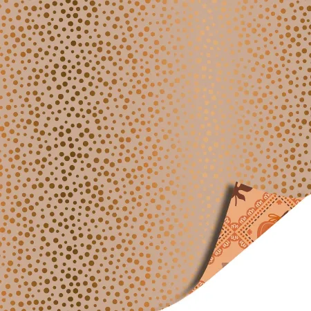 Afbeeldingen van KP® Cadeaupapier 50cm 100m - Luxury pumpkins