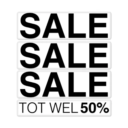 raamsticker, sale
